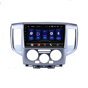 Комплект для отделки передней панели автомобильного радиоприемника, 9-дюймовая приборная панель с 2 Din, комплект для установки DVD-рамки для NV200