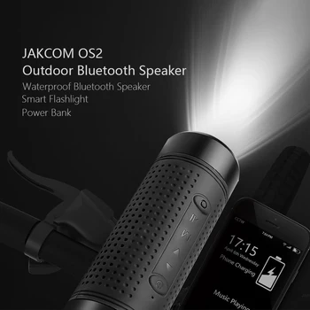 Bluetooth Динамик Jakcom OS2 Открытый Водонепроницаемый 5200 мАч Power Bank Велосипедный Сабвуфер Бас Светодиодный Светильник Велосипедное Крепление