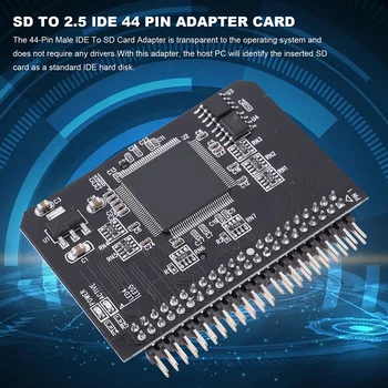 IDE SD адаптер SD в 2.5 IDE 44-контактный адаптер с 44-контактным разъемом SDHC/SDXC / MMC Конвертер карт памяти для портативных ПК