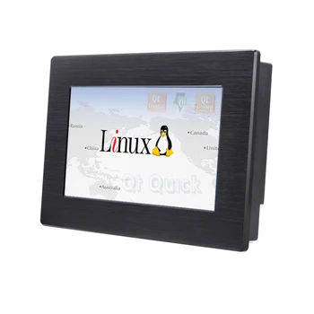 Емкостный или резистивный сенсорный экран 7-дюймовая система Linux встроенный ПК hmi промышленное управление встроенная панель hmi