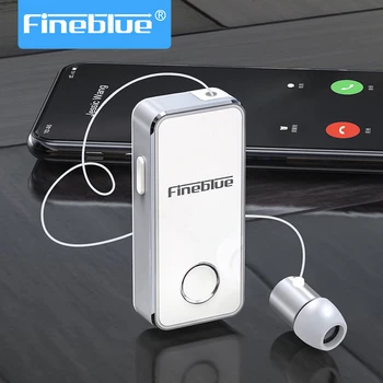 Звонки, имена, Bluetooth-наушники FineBlue F2 Pro, стиль петличных, деловая простота, мода и вибрация телескопического кабеля