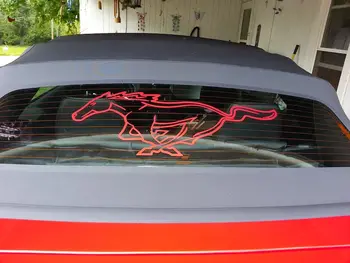 Контур заднего стекла Ford Mustang шириной 24 дюйма