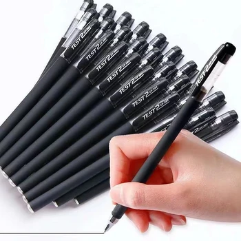 0,5 ММ Гелевая ручка Шариковые ручки с черными чернилами для заправки стержня для письма в студенческом офисе Стационарные принадлежности для учебы Милая ручка Kawaii