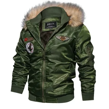 Брендовая утепленная зимняя военная куртка для мужчин, большие размеры 4XL, Jaqueta masculina, повседневная летная куртка ВВС, тактическая куртка
