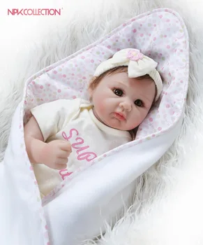 мягкие новорожденные 50 СМ Силиконовые Возрожденные Младенцы Куклы Brinquedos Куклы Для Девочек Виниловые Реалистичные Куклы Возрожденные Дети Рождественские Подарки Игрушки