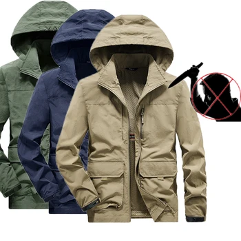 Защитная одежда для самообороны, куртка-бомбер с капюшоном, защищающая от порезов, устойчивая к порезам, устойчивая к порезам, защитная куртка для тела гражданского назначения
