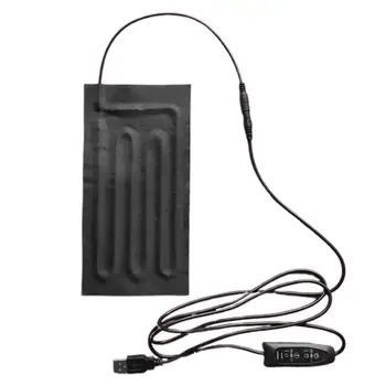Грелка из углеродного волокна, USB-зарядка, согревающий коврик для талии и живота, Регулируемая температура, одежда, грелки для шеи и спины