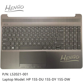 L52021-001 серый Оригинальный новый для HP 15T-DW 15-DW 15S-DU Us чехол для рук клавиатура тачпад