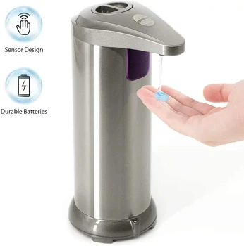 Сенсорный дозатор жидкого мыла и дезинфицирующих средств Автоматический жидкий дозатор мыла Hands-Free Touch Free