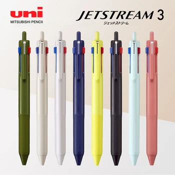 Гелевая Ручка UNI Шариковая Ручка Jetstream 3 В 1 Многофункциональная Пресс-Ручка SXE3-507 Офисные Аксессуары 0,5 / 0,7 мм Студенческие Канцелярские Принадлежности