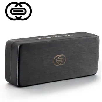Высококачественный черный железный футляр для очков, Квадратный Матовый Черный Cortex, Настраиваемый логотип 003