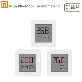 Быстрая доставка Xiaomi Mijia Bluetooth Термометр 2 Беспроводной умный Электрический цифровой гигрометр Термометр Работает с приложением Mijia