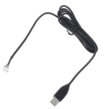 замена Линий Мыши длиной 2 м Прочный ПВХ USB-Кабель для Мыши logitech MX518 MX510 MX500 MX310 G1 G400S Gaming Mouse New Dropship