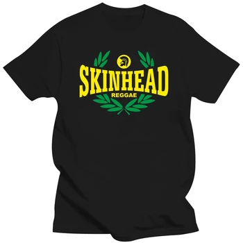 хлопчатобумажная футболка мужские летние футболки Skinhead Reggae Футболка Spirit of 69 Trojan Skins Ska Футболка Забавные Футболки Мужские футболки