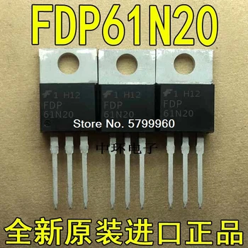 10 шт./лот транзистор FDP61N20 TO-220 61A 200V