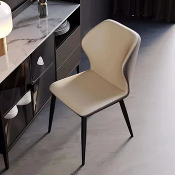 Дизайнерские обеденные стулья для гостиной Nordic Throne Эргономичные обеденные стулья для туалетного столика С акцентом на полу Cadeiras De Jantar Furnitures WRXXP