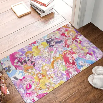 Вкусная вечеринка Все вместе Pretty Cure Precure Принцесса Аниме Противоскользящий коврик Коврик для ванной Ковер В прихожей Добро пожаловать Декоративный