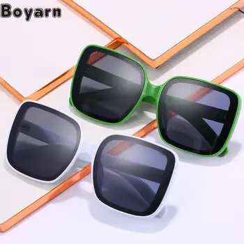 Boyarn Eyewear Новая Коробка Модных Универсальных Очков С Градиентными Солнцезащитными Очками В Большой Оправе Солнцезащитные Очки