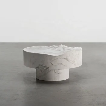 Журнальный столик особой формы для гостиной на заказ из натурального камня, мрамора, журнальные столики из натурального мрамора оптом на заказ