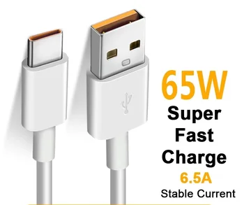 Для Realme 80 Вт кабель для быстрого зарядного устройства SUPERDART USB Type C 6.5A для Realme GT Neo 3 3T Q5 Pro