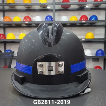 Защитный шлем Шлем для защиты головы Строительный Рабочий шлем шахтера Черный Красный Желтый Защитный шлем GB2811-2019 Защитный шлем