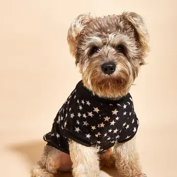 Одежда для собак в полоску, зимняя одежда для собак, пуловер из удобного ветрозащитного полиэстера XS-XXXL для маленьких средних собак и кошек, Специальная распродажа