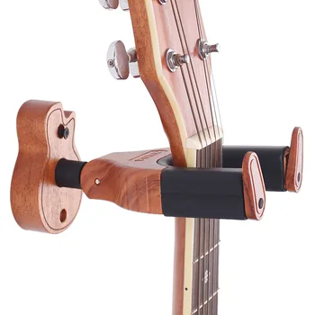 1 шт. Деревянный настенный держатель для гитары, крючок, Подвесной кронштейн, бытовая Практичная вешалка для гитары, крючок