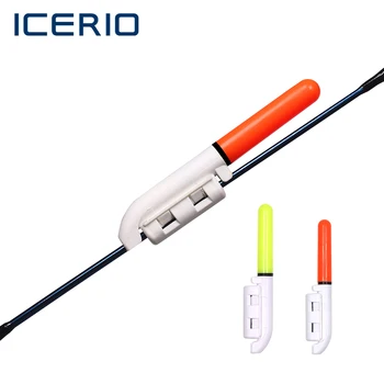 ICERIO 2ШТ Удочка для ночной рыбалки со светодиодной электронной подсветкой, Поплавочная Палочка, Водонепроницаемые Рыболовные снасти, Аксессуар