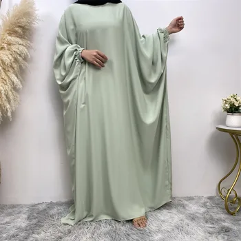 Мусульманская женская одежда 8 цветов из ткани Бабочка Нида Платье Абайя Дубай Платье для Рамадана