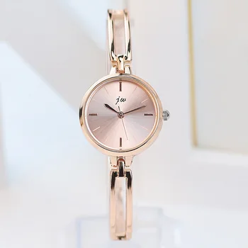 Модные Корейские женские часы Минималистичный Роскошный сплав, Женские часы-браслет, Элегантное платье, кварцевые наручные часы Montre Femme