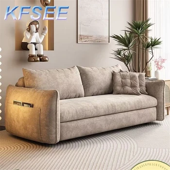 длина 180 см, роскошное спальное место, минималистичный диван-кровать Kfsee