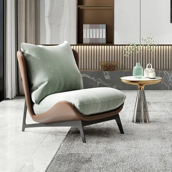 Дизайнерское кресло Nordic, игровые усовершенствованные Одноместные шезлонги Velvet Cadeira Gamer, современная мебель середины века WXH11XP