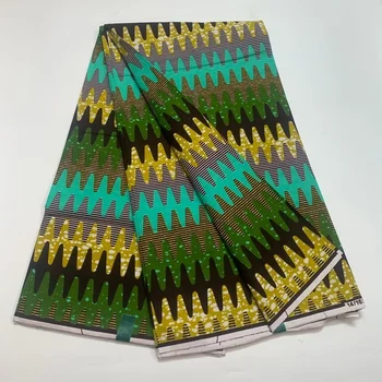 Новинка 2023 года, Анкара, Африканская ткань из натурального воска, Ткань с Нигерийским восковым принтом, высококачественная 100% хлопковая ткань в стиле Ганы Для женщин, Pagne
