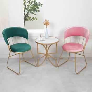 Роскошная мебель в скандинавском стиле, кресло для гостиной, современная мода, Домашняя спальня, кресло для ленивого отдыха, стулья с высокими ножками и кожаной спинкой CN