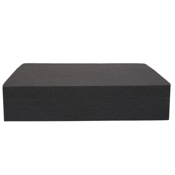 6ШТ Черная акустическая плитка для обработки панели звукопоглощением из яичной скорлупы 40x30 см