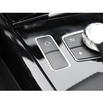 Матовая Накладка Кнопки ES Из Аллюминия Для Mercedes Benz E Class W212 E200L E260L E300L 2014 2015 Хромированные Автомобильные Аксессуары