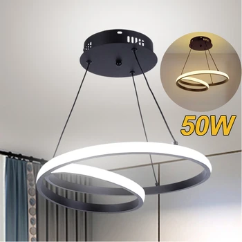 Светодиодная люстра Home Smart Decor Прибор для гостиной, спальни, столовой, кухни, Подвесной светильник, Подвесная декоративная люстра