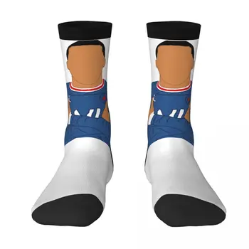 Футбольные чулки для сборной Франции Kylianer и mbappeﾩ И Mbappe, компрессионные носки с графическим винтажным рисунком на шнурке