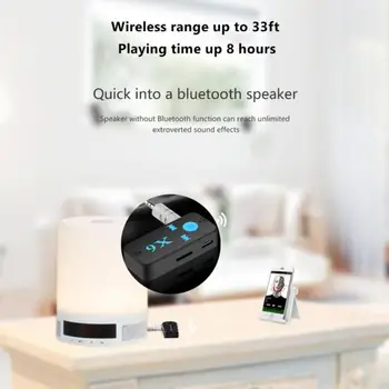 Обновление X6 5.0 Bluetooth Стерео аудиоприемник передатчик Mini AUX USB Разъем 3,5 мм Автомобильный приемник для автомобильного комплекта Беспроводной адаптер