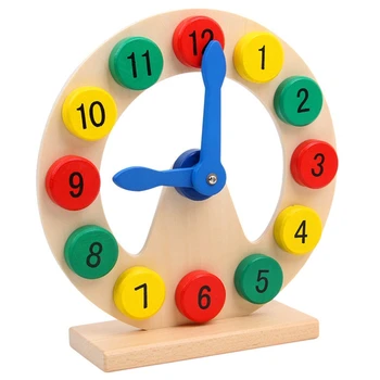 Стол 4XBD для игр, игрушек, планирования ВРЕМЕНИ, часов, принадлежностей для обучения математике, деревянных часов, тренировки мозга, портативной настольной игры для детей.
