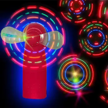 Красочный Светящийся мини-вентилятор, Ветряная Мельница, Игрушка С мигающей подсветкой, Вентилятор, детская игрушка В Подарок, Мини-ручной вентилятор, игрушки для вечеринок со светодиодной подсветкой
