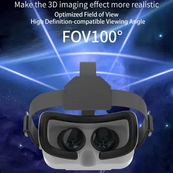 Профессиональная гарнитура виртуальной реальности, широко совместимая HD-совместимая защитная линза для глаз, эргономичные очки виртуальной реальности, видеозапись
