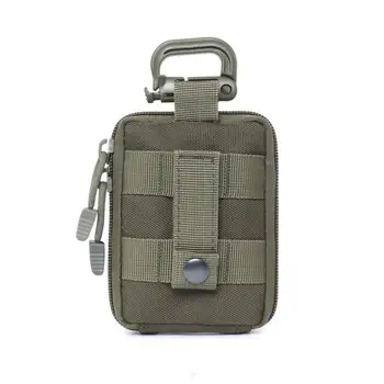 Поясная сумка Отличный дизайн с подвесной пряжкой, долговечный мужской кошелек, уличная мини-поясная сумка для пеших прогулок