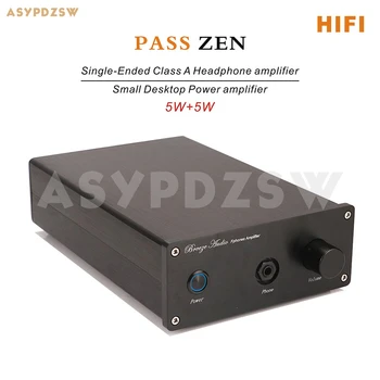 Одноконтурный усилитель для наушников класса А HIFI PASS ZEN/Небольшой Настольный усилитель мощности 5 Вт + 5 Вт
