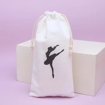 Балетная танцевальная сумка на шнурке Белого цвета, балетная сумка для девочек, Балетные пуанты, Сумки, Аксессуары для балетных танцев