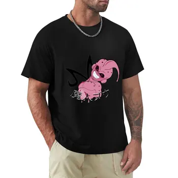 Футболка Kid Buu, черная футболка, футболка с графическим рисунком, мужские футболки