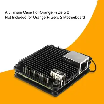 Радиатор для Orange Pi Zero 2 Простой корпус охлаждения из черного алюминиевого сплава с силиконовой прокладкой для Orange Pi Zero 2 hot