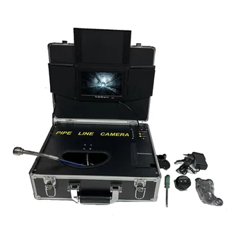 Система видеокамер для осмотра дренажной трубы и канализации 1080P с видеорегистратором, кабель длиной 20 м, 25-миллиметровый водонепроницаемый промышленный эндоскоп, 7-дюймовый ЖК-монитор