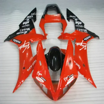 Лидер продаж, Обвес Для Yamaha Fairing YZF1000 R1 2002-2003 красный черный YZF R1 02 03 moto Fairing (Литье под давлением)