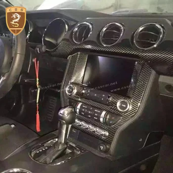 Обвес из углеродного волокна CSSYL, внутренняя отделка для Mustang 2018, высококачественные внутренние дверные панели, украшение автоаксессуаров 00435